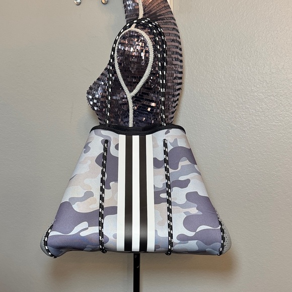 Handbags - Camouflage Neoprene Tote Bag
